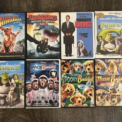 Disney Movies, DVD Lot (Lot of 8 Movies)