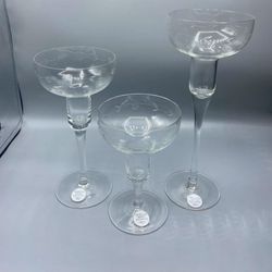 Princess House 3 Candelabros  Emas Grande Muse 10 Pulgadas 