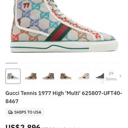 Gucci 77 tennis size 11
