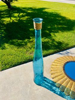 Glass vase 39” tall