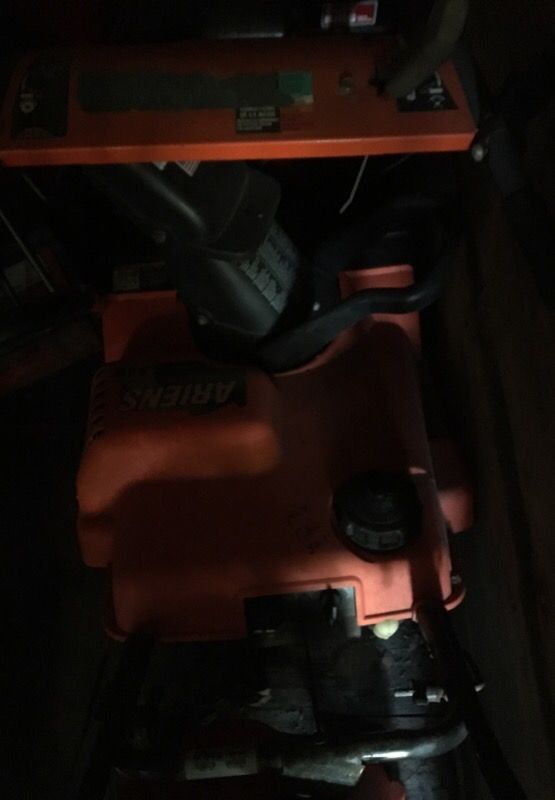 Numerous brands and sizes of snowblowers