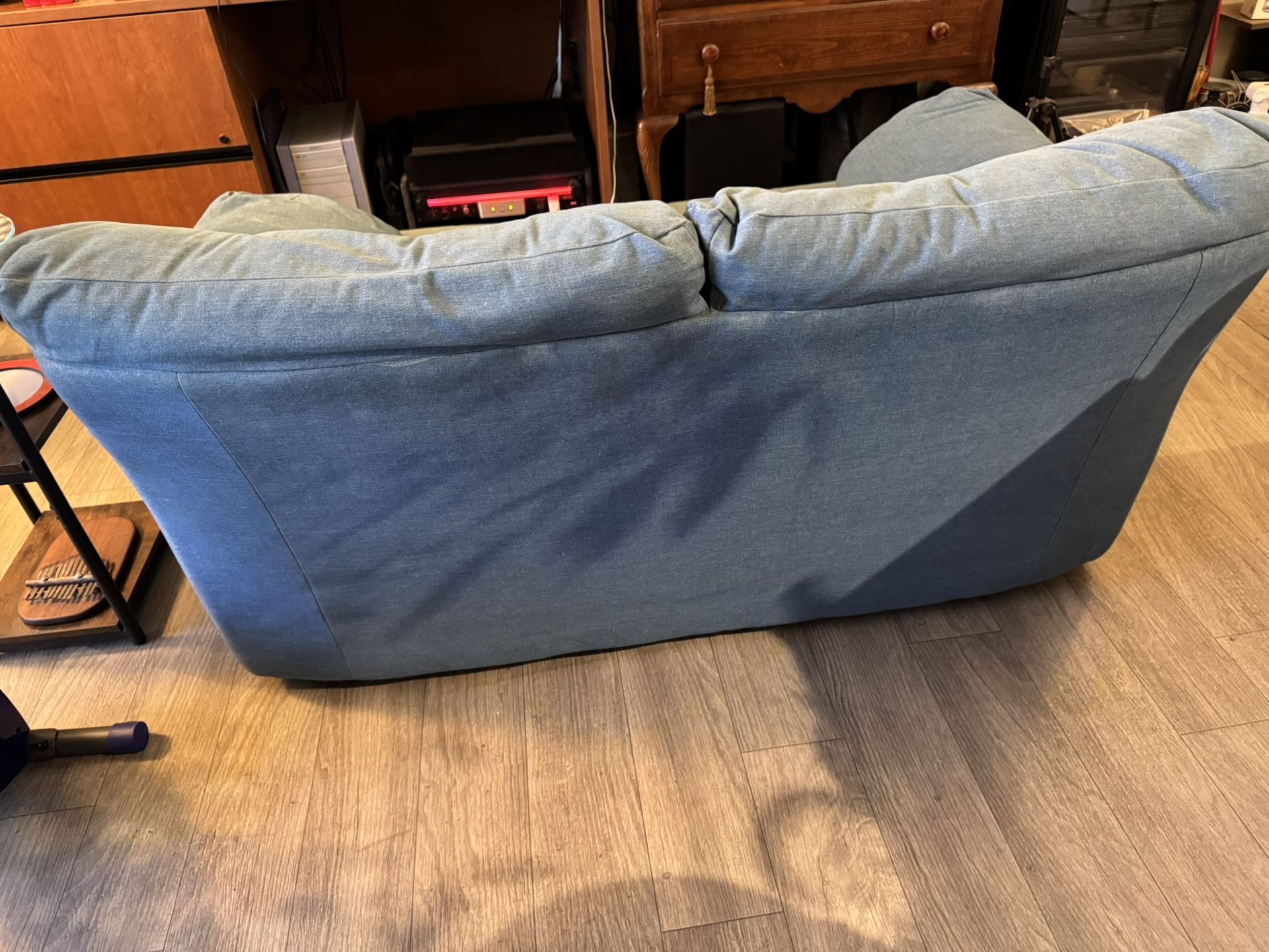 Blue Foam Couch/Sleep Sofa 58W x 36D