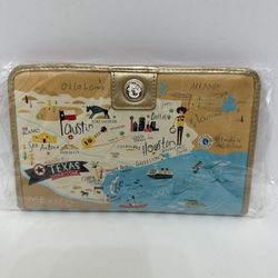 Spartina 449 Texas Lone Star State Theme Wallet 