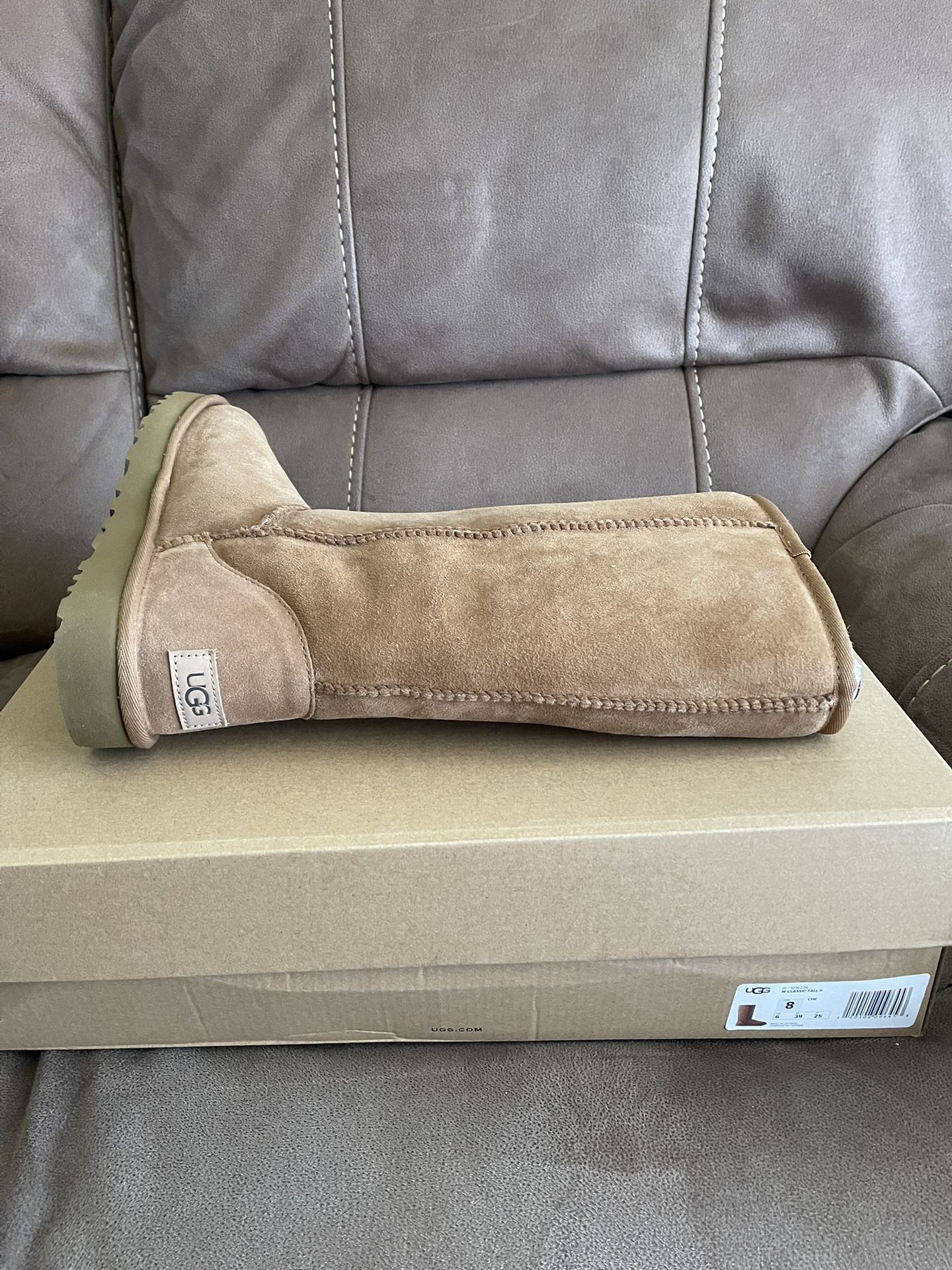 UGG Classic Tall Chestnut Size 8.