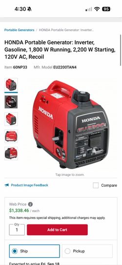 Generator honda
