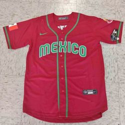 Mens Mexico Jersey Baseball  World  Classic Stitched # 34 Valenzuela