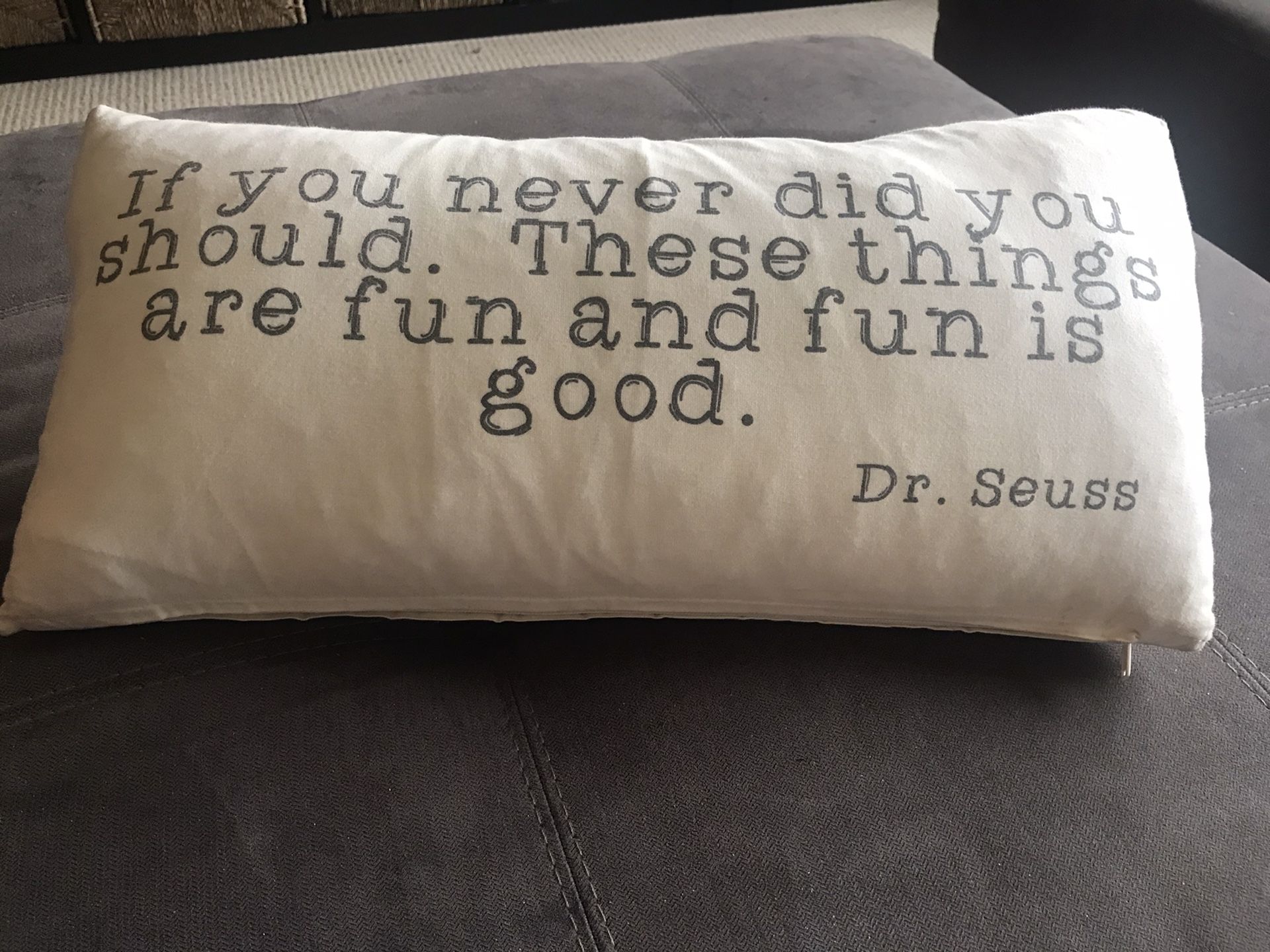Dr. Seuss pillow