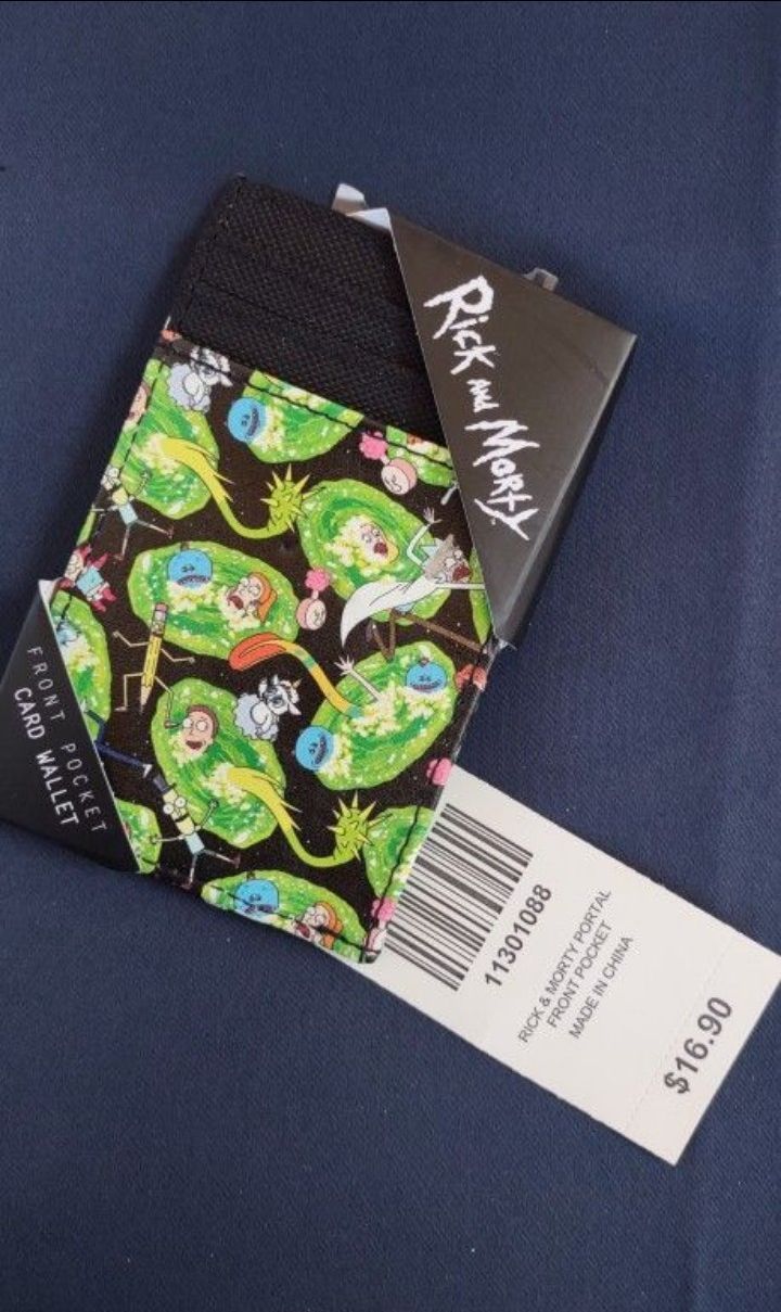 Rick and Morty magnetic card holder