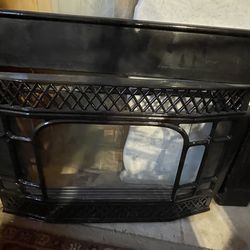 Enviro Gas Fireplace Insert w/ Porcelain Surround