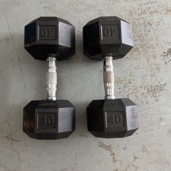 40lb Dumbbell Set
