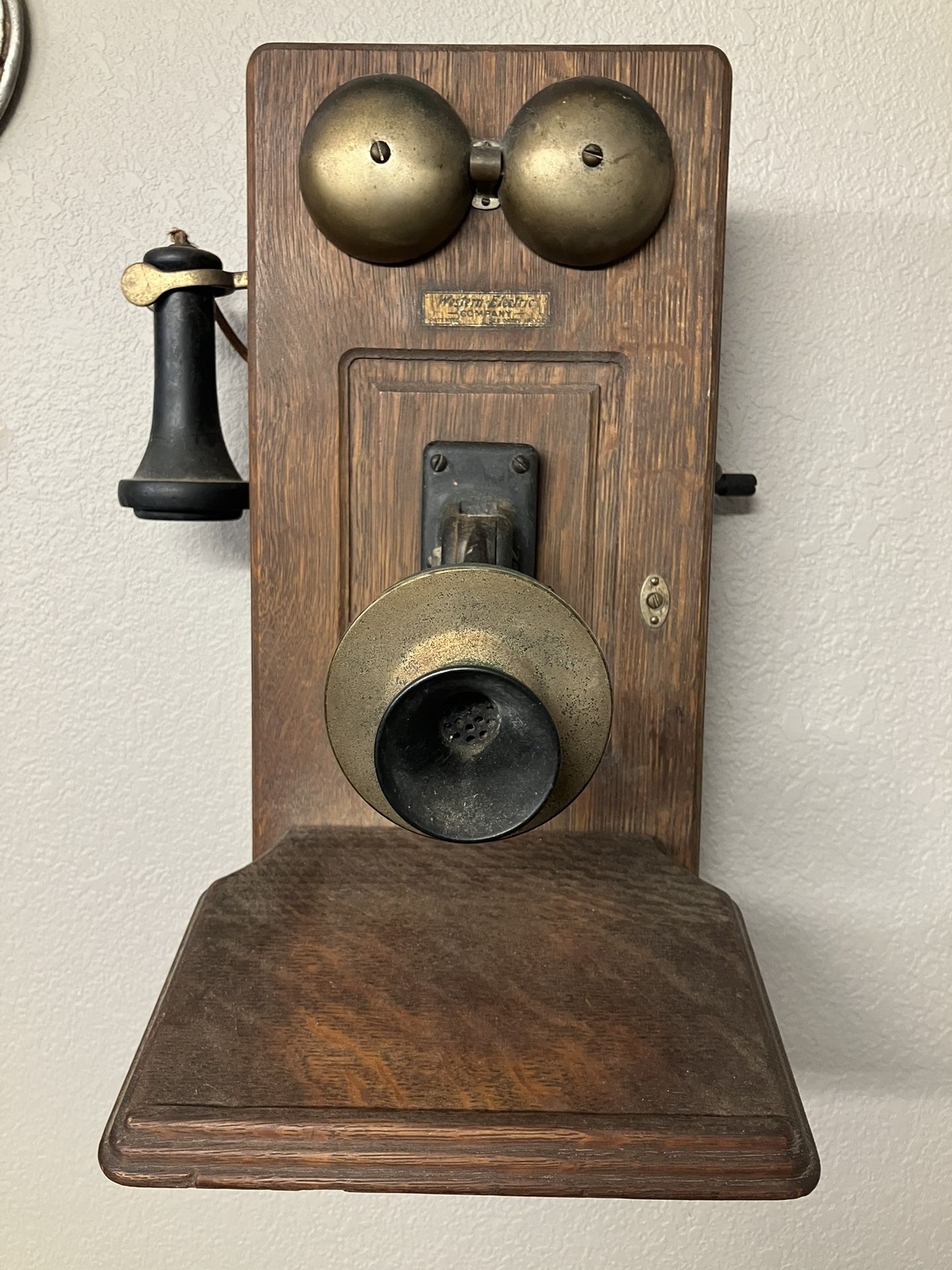 Antique Western Electric Oak Wood Hand Crank Wall Mount Telephone 317 N,All Products : American Fashion Style Bags On Sale