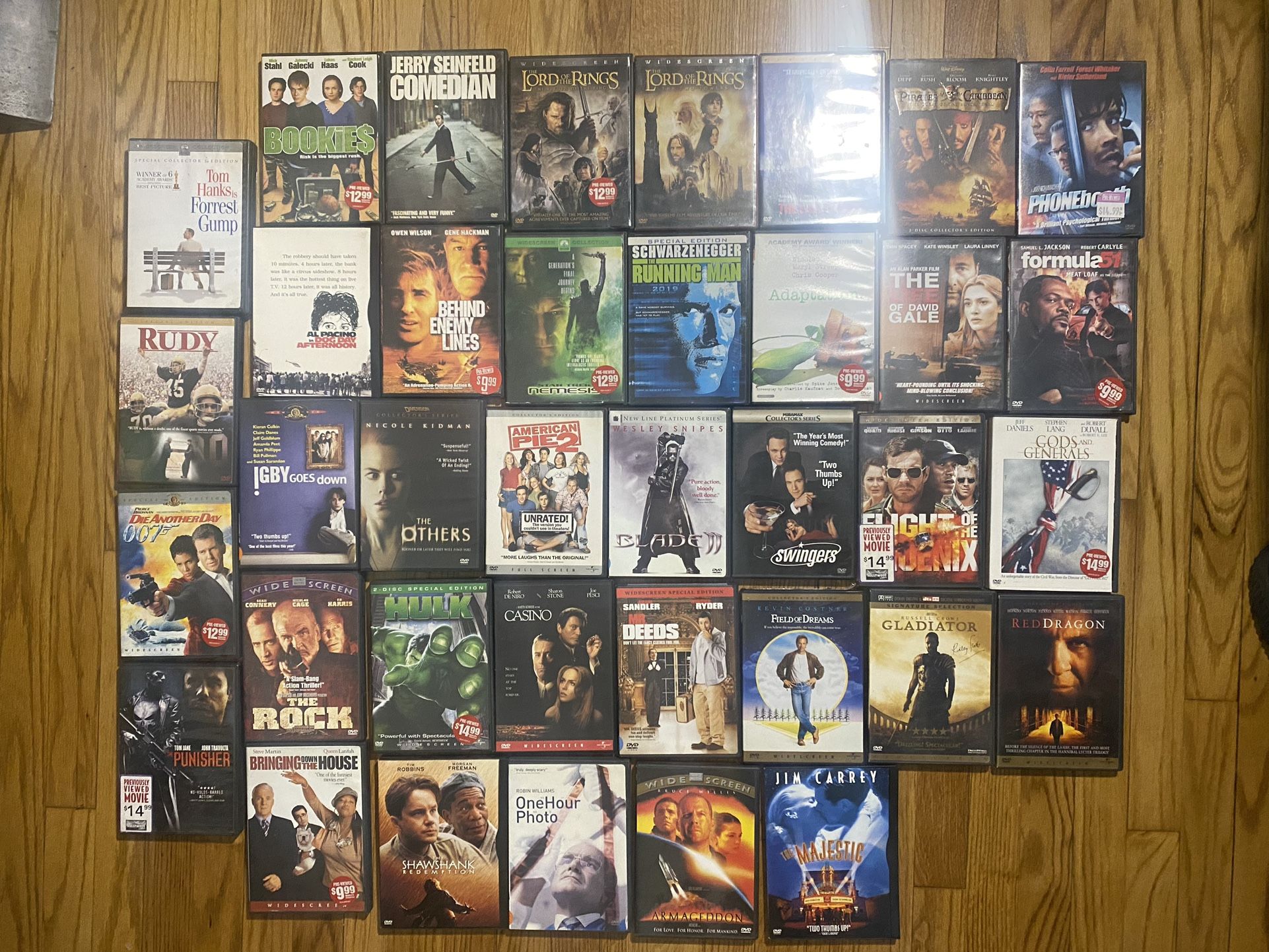 Lot Of 37 Dvds Or Dvds Shown