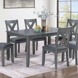 7Pc Dining Table Set 