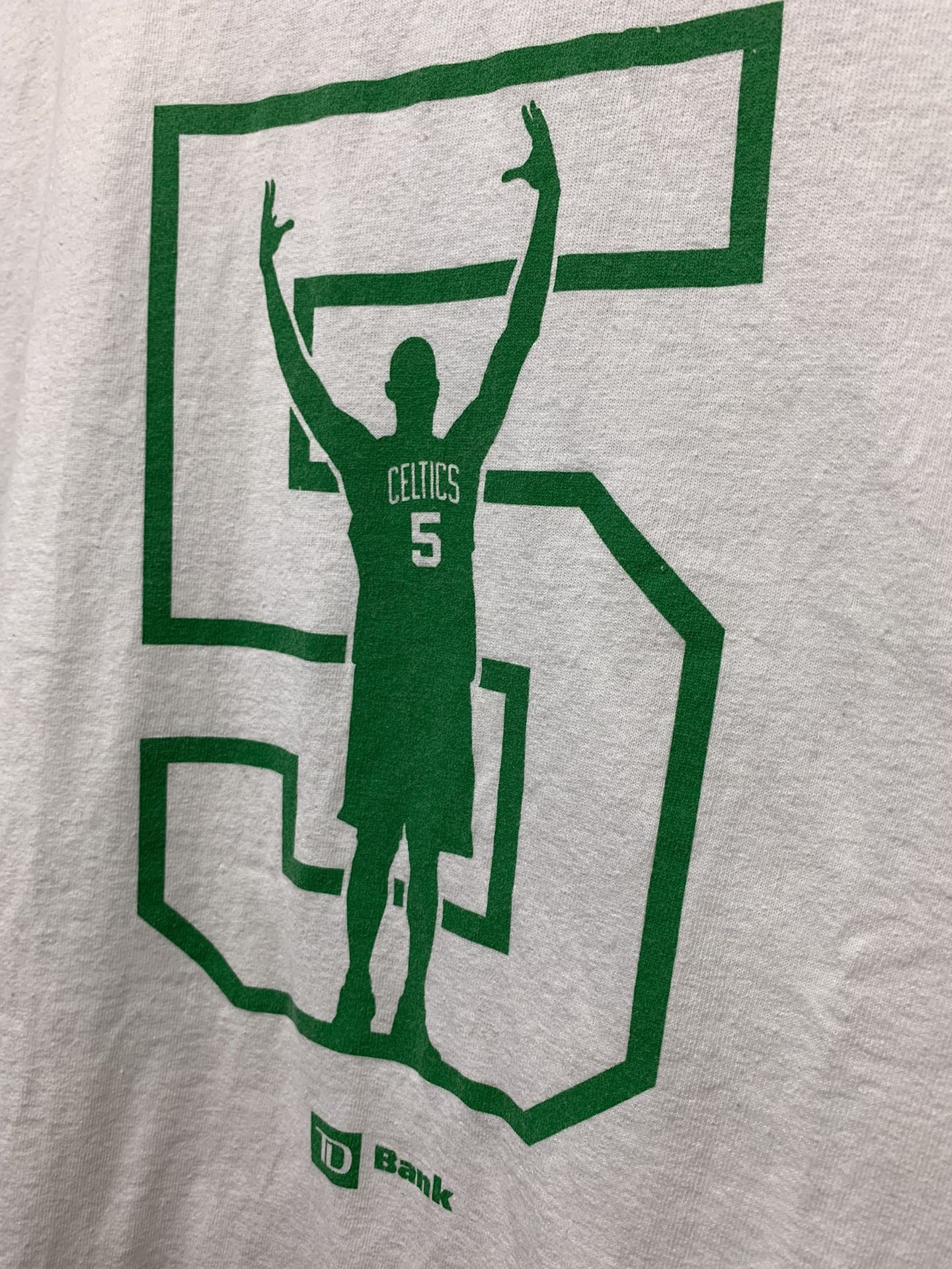Boston Celtics Kevin Garnett Retirement Ceremony Number 5 SGA Jersey XL T- Shirt. for Sale in Lynn, MA - OfferUp