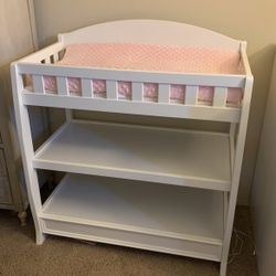 Baby Changing Table W/ Changing Pad Included 