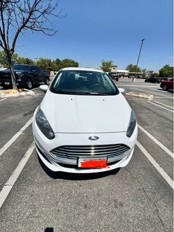 Ford Fiesta White Compact Car