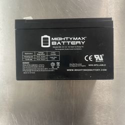 MightyMax 12v 12Ah Sealed Lead Battery