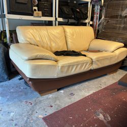 Leather Couch 