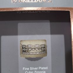 Silver Plated 3 Ring Set