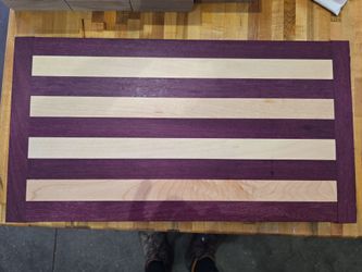 Custom cutting board. Exotic wood
