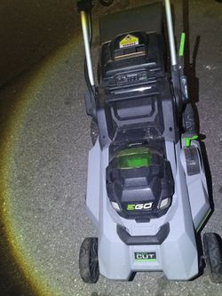 Ego electric mower  21inch L.E.D lights, self propelled, with leaf bag