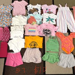 Girls Cloths 3T ,4T, 5T, 6T 7T And 8T Cloths . Each Group Only $10