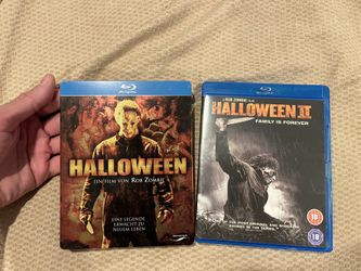 Free Rob Zombie's Halloween + Halloween II import Blu-ray's