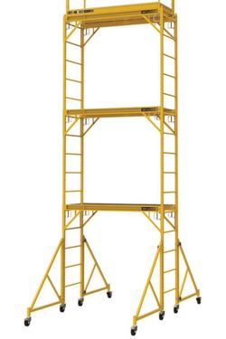 Metaltech Multipurpose 18ft. Maxi Square Triple Baker-Style Scaffold Tower Package