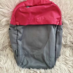 Pink And Grey Backpack
