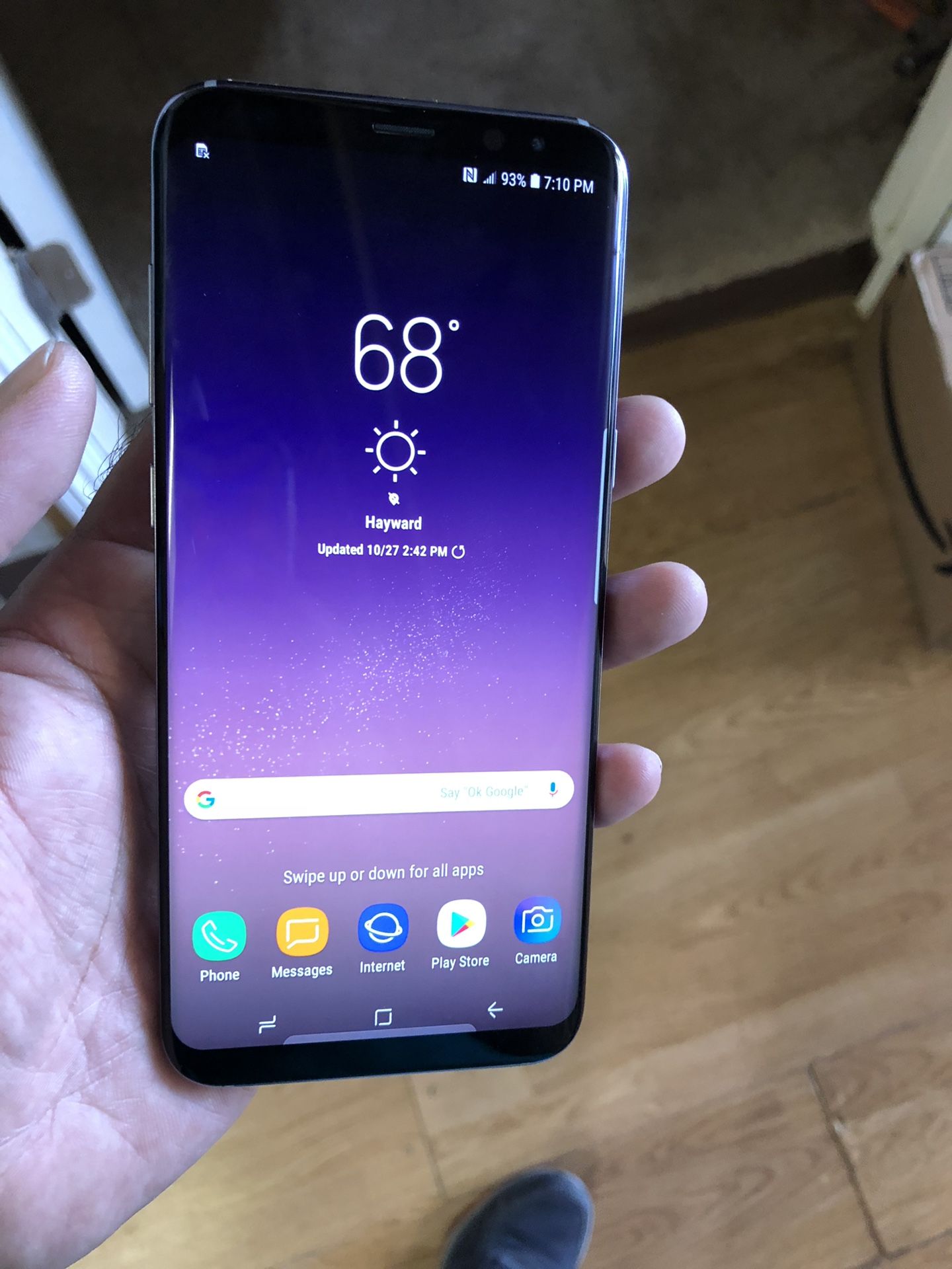 Samsung galaxy s8 + orchid grey tmobile