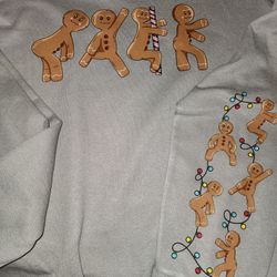 Custom Dancing Gingerbread Crewneck Sweatshirt 
