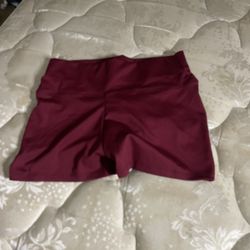 Booty Shorts Gym Shorts Women’s Size S/ Small Red 