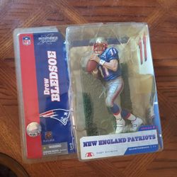 2004 drew Bledsoe NFL action figure New England Patriots