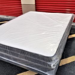 NEW QUEEN MATTRESS AND BOX SPRING 😉 100% QUALITY & CONFORM 👌