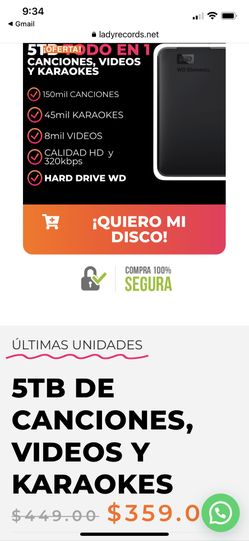 5 TB De Música Nuevo