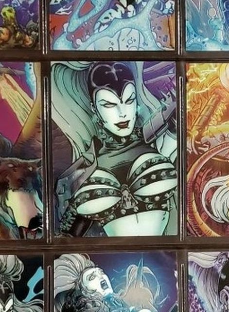 1997 Lady Death Series 4 IV Wicked Ways Chromium trading