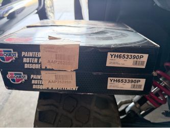 CarQuest AIMCO YH653390P Painted Brake Rotors Pair