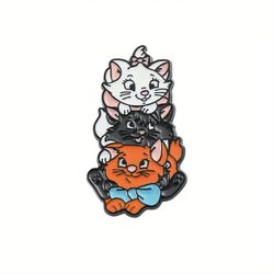 Cute CATS Pins,  Marie, Aristocats, and Mrs. Piglet 