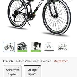 24 Inch Rockstar Bike New From.box 