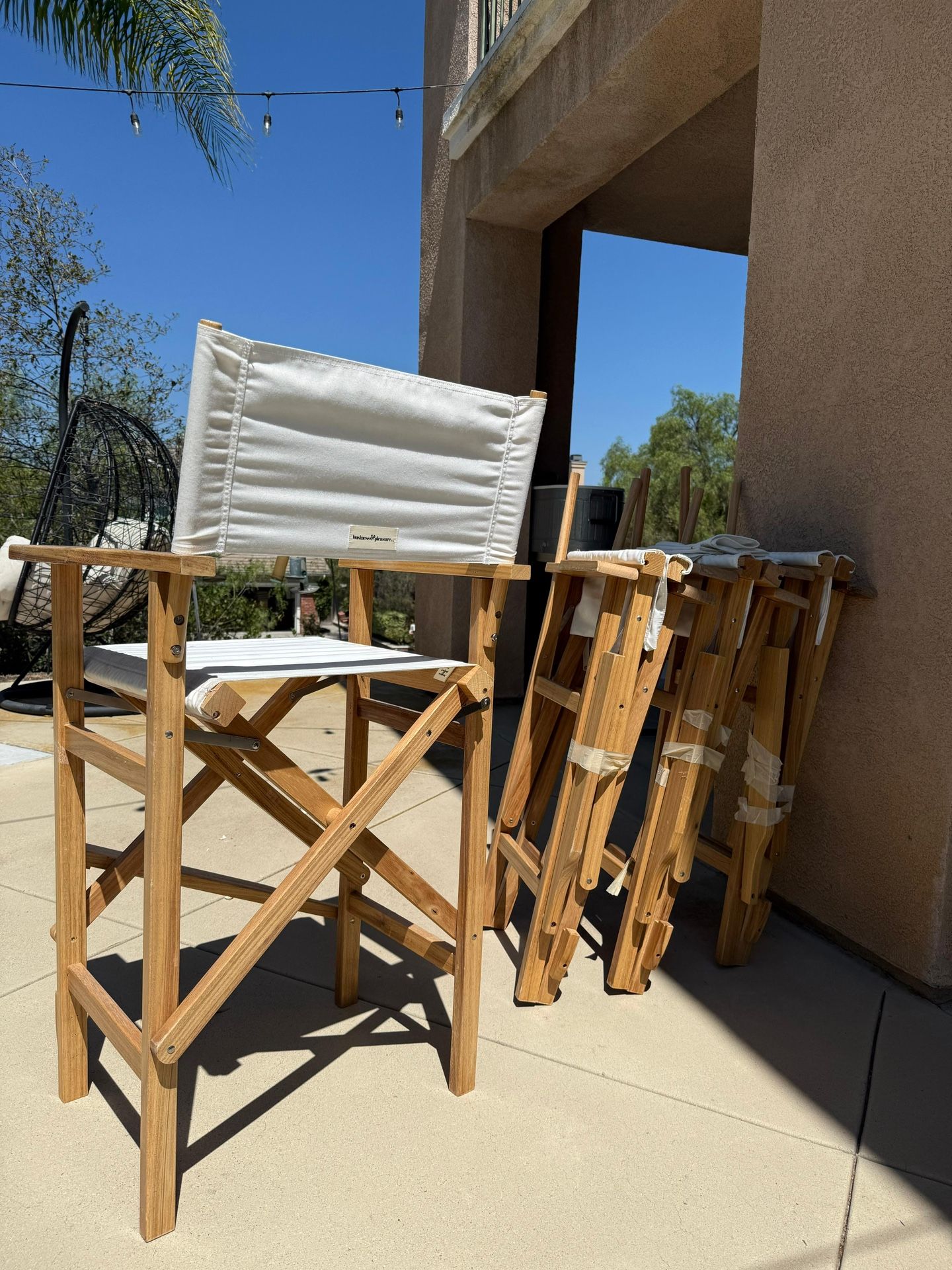 Like New 3 Chairs The Directors Chair