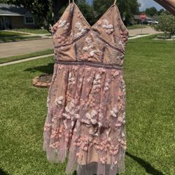 Self Potrait Pink Dress