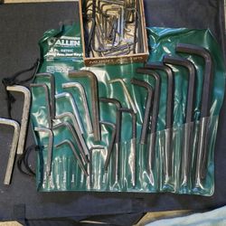 Set Of Misc Allen Hex Key Set