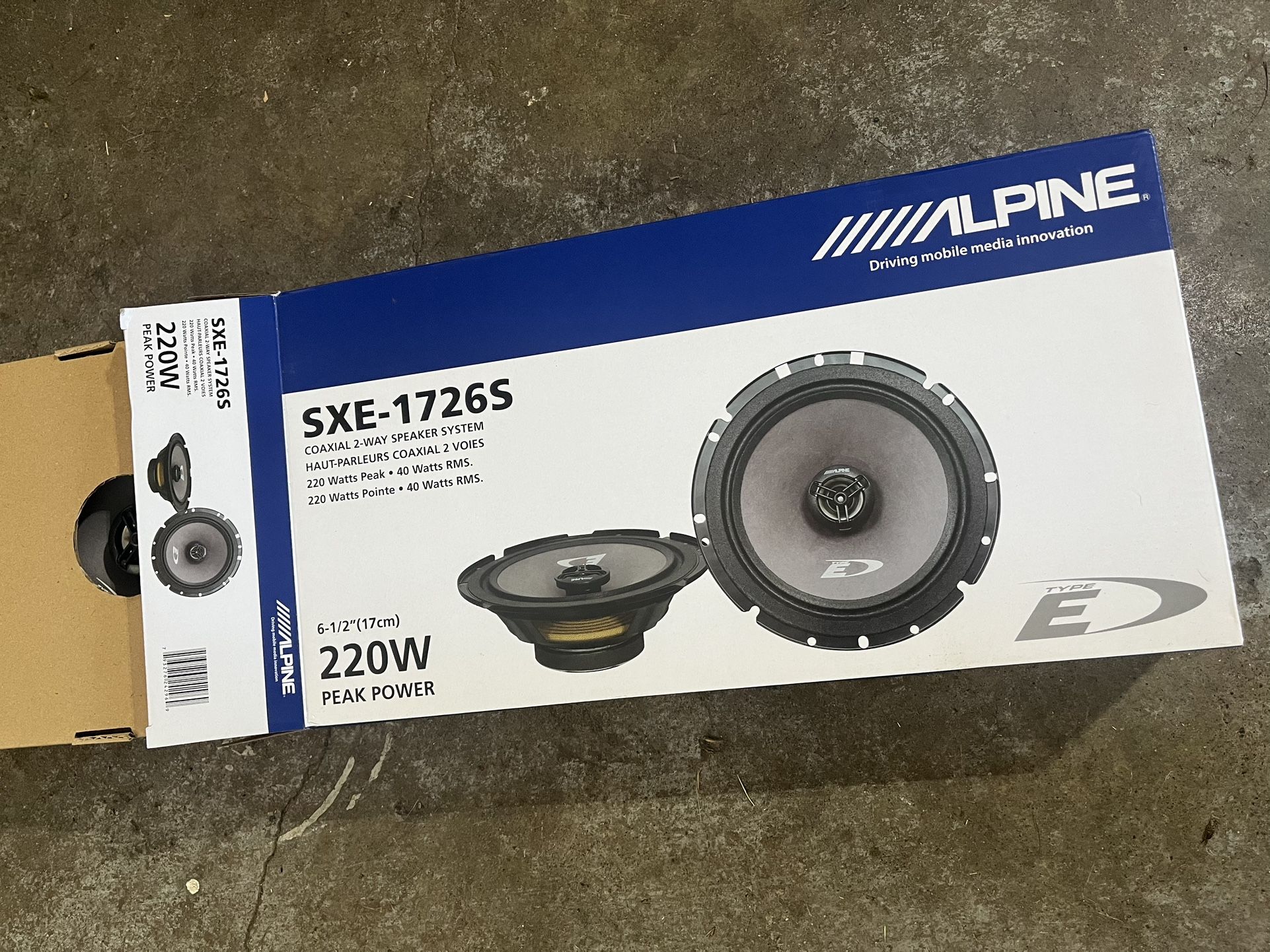 Alpine car speakers