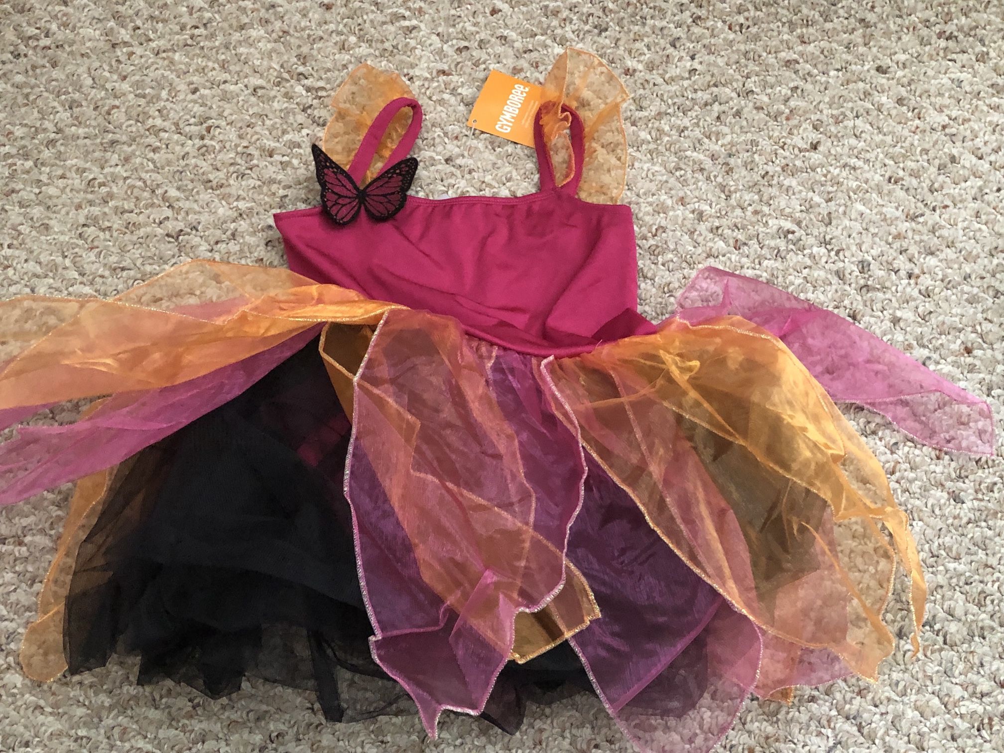 Girls Gymboree Butterfly Halloween Costume Size 7/8