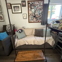 Clothes rack with wheels heavy duty