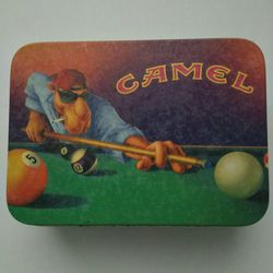 Joe Camel Pool Zippo Lighter in the tin excellent condition