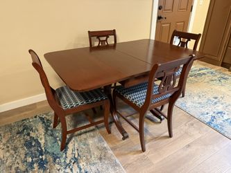 Vintage Dining Table And Chairs