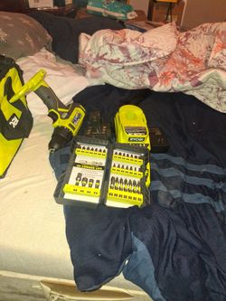 Ryobi 18v Lithium Drill ,Battery, Battery Charger,