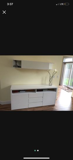 Gorgeous white Glossy Cabinet (the One On The Bottom)