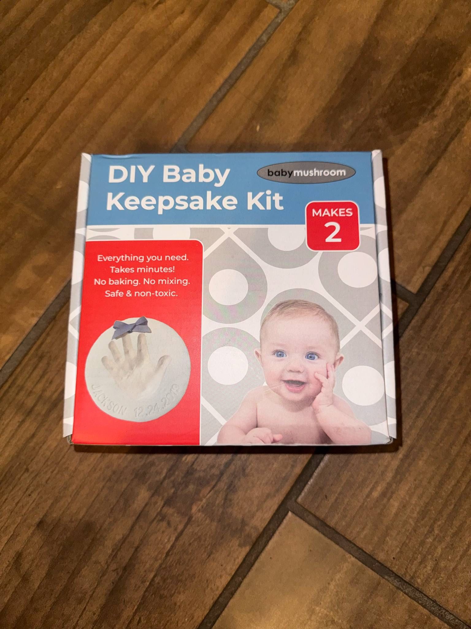 Baby Mushroom DIY Baby Keepsake Kit